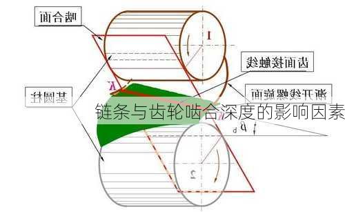 链条与齿轮啮合深度的影响因素