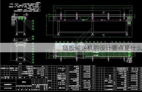 链板输送机的设计要点是什么