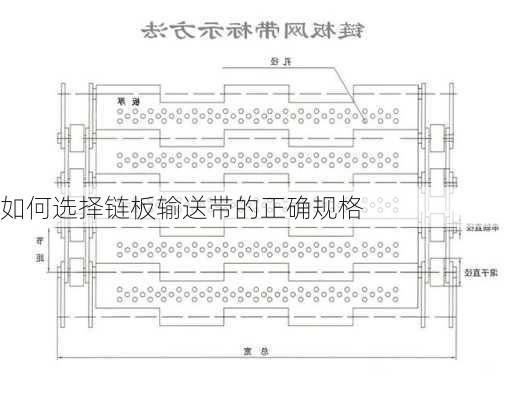 如何选择链板输送带的正确规格