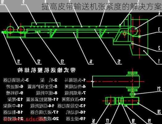 提高皮带输送机张紧度的解决方案