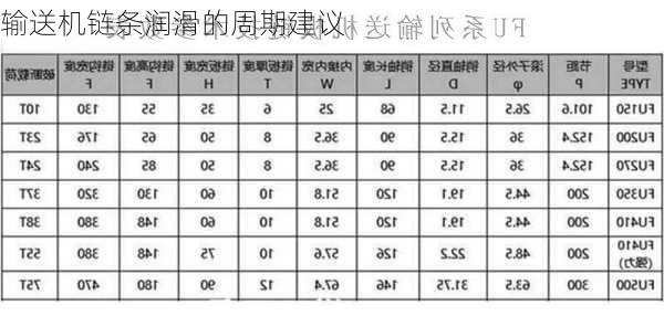 输送机链条润滑的周期建议