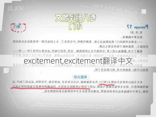 excitement,excitement翻译中文