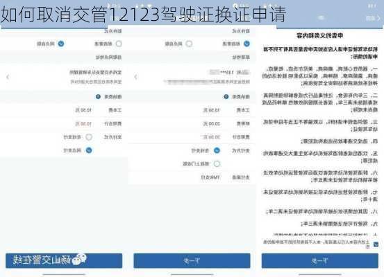 如何取消交管12123驾驶证换证申请