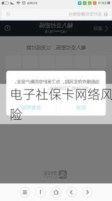 电子社保卡网络风险