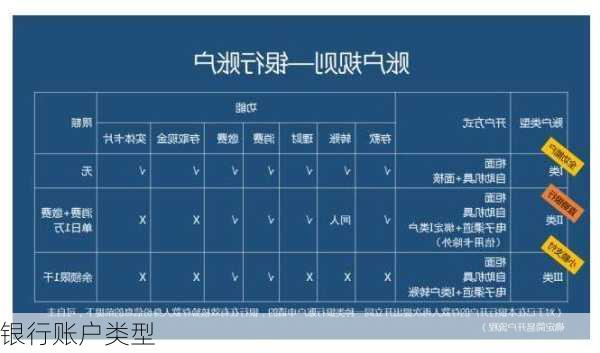 银行账户类型