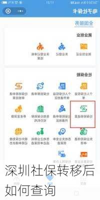 深圳社保转移后如何查询