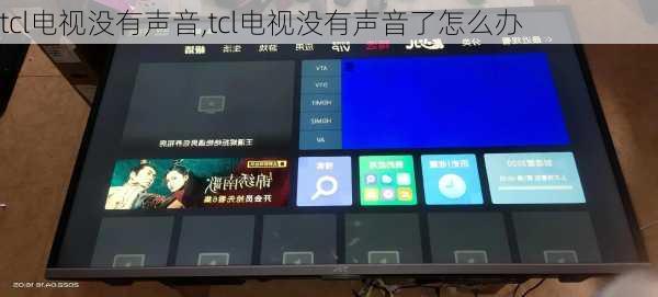 tcl电视没有声音,tcl电视没有声音了怎么办