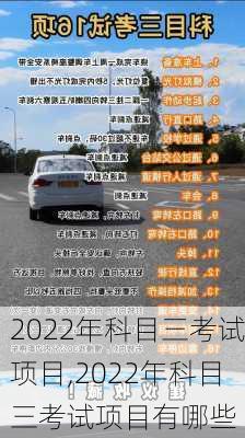 2022年科目三考试项目,2022年科目三考试项目有哪些