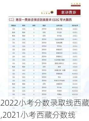 2022小考分数录取线西藏,2021小考西藏分数线