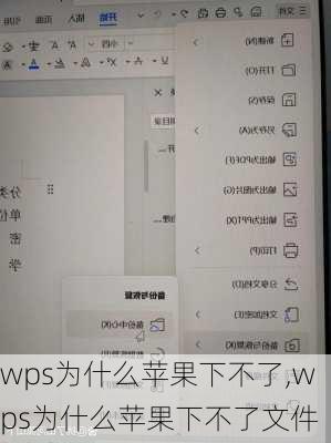 wps为什么苹果下不了,wps为什么苹果下不了文件