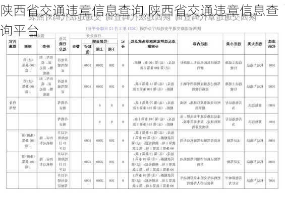 陕西省交通违章信息查询,陕西省交通违章信息查询平台